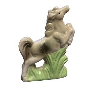 Vintage Ceramic Horse Figurine 4"